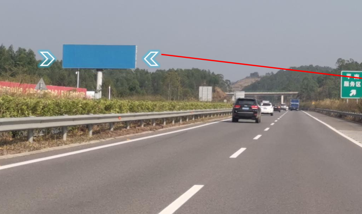 苍硕高速-贵港市平南服务区单立柱